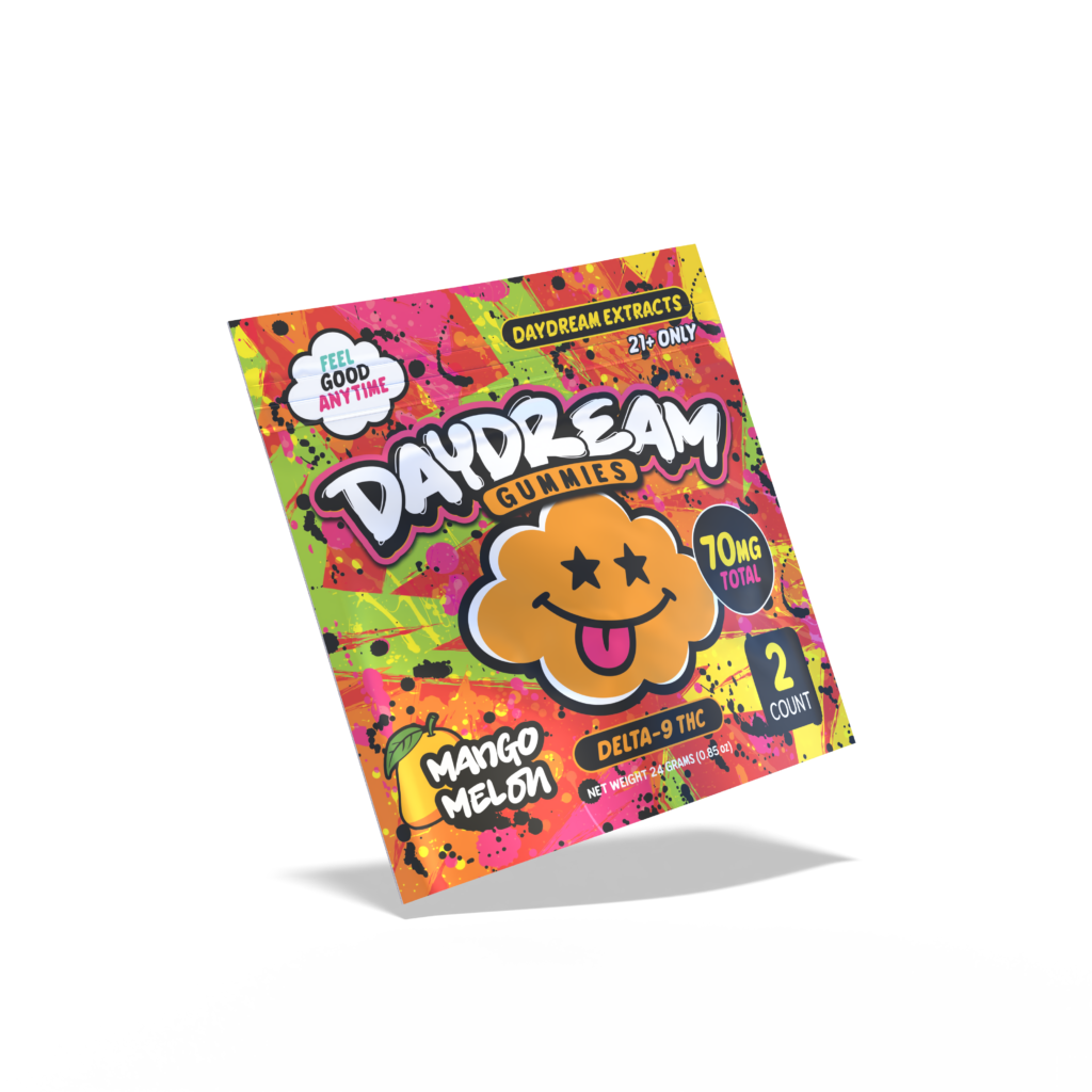 Daydream Mango Melon gummies pouch